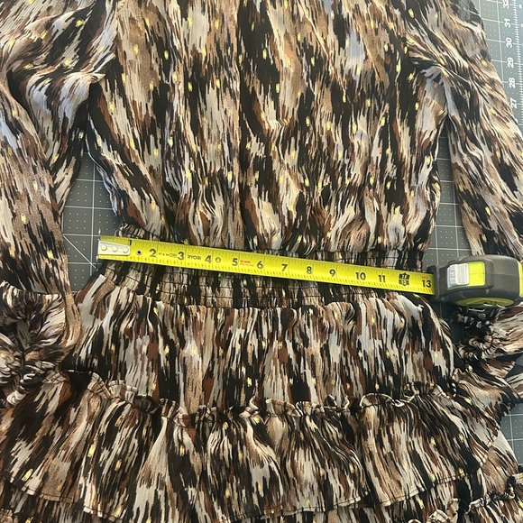 MSK Abstract Pattern Long Sleeve Dress - Picture 3 of 11